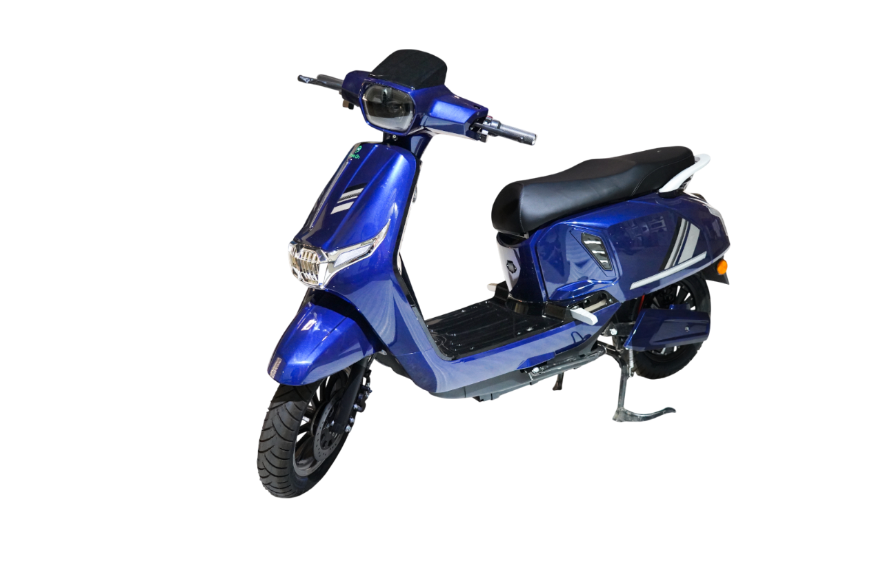 EV E5 Blue Electric Scooter